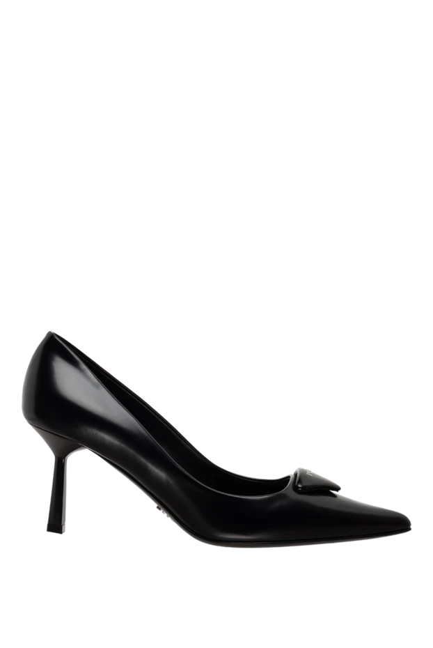 Prada woman black leather shoes for women купить с ценами и фото 175137 - photo 1