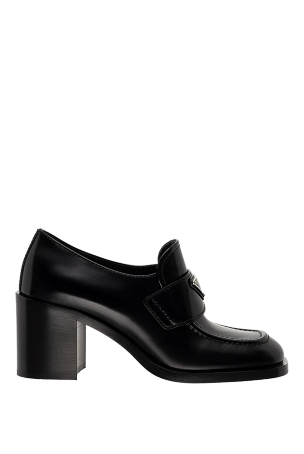 Prada woman black leather shoes for women купить с ценами и фото 175139 - photo 1