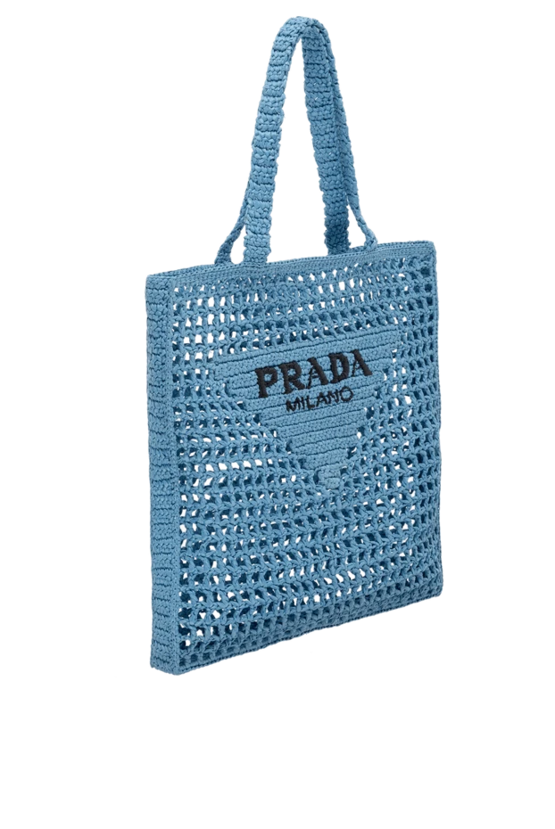 Prada сумка голубая женская 175150 - фото 3