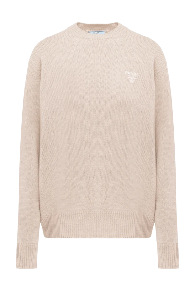 Prada woman beige cashmere jumper for women купить с ценами и фото 175160 - photo 1