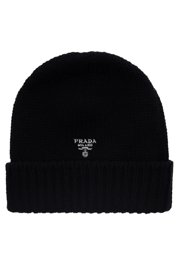 Prada man blue cashmere hat for men купить с ценами и фото 175166 - photo 1