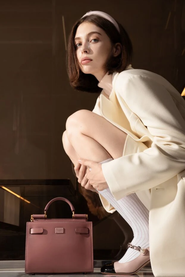 Miu Miu туфли из кожи розовые женские 175169 - фото 2