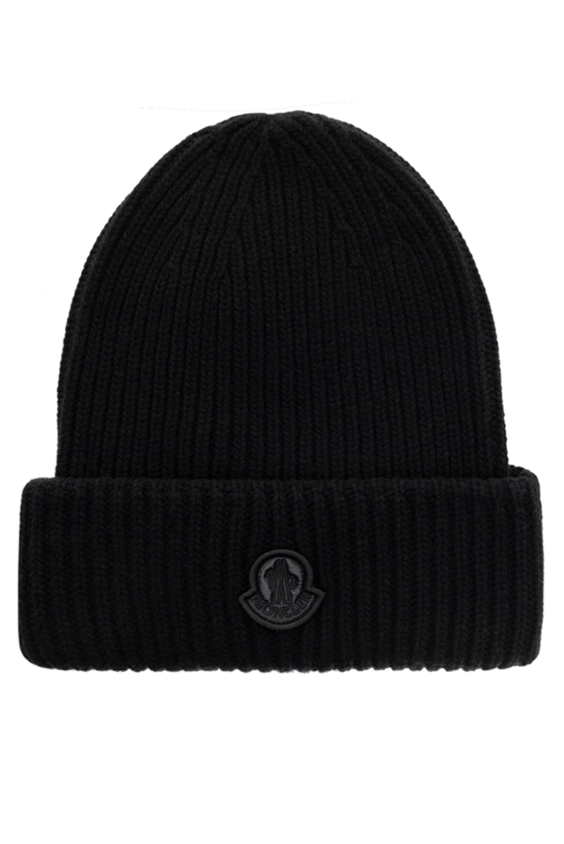 Moncler woman black wool hat for women купить с ценами и фото 175203 - photo 1