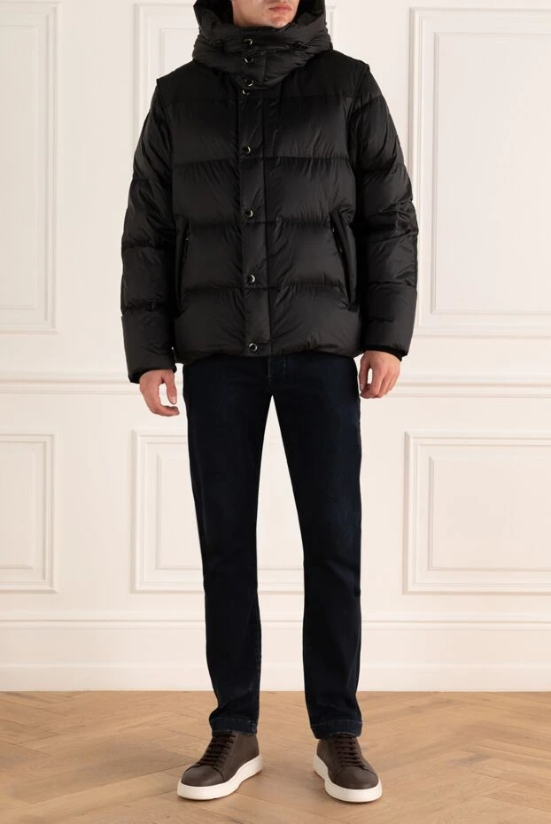 Burberry man black polyamide down jacket for men купить с ценами и фото 175231 - photo 2