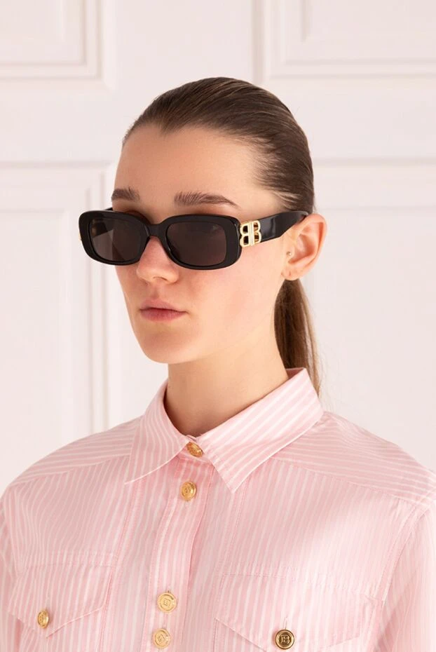 Balenciaga woman black acetate sunglasses for women купить с ценами и фото 175243 - photo 2