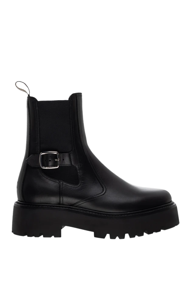 Celine woman black leather boots for women купить с ценами и фото 175258 - photo 1