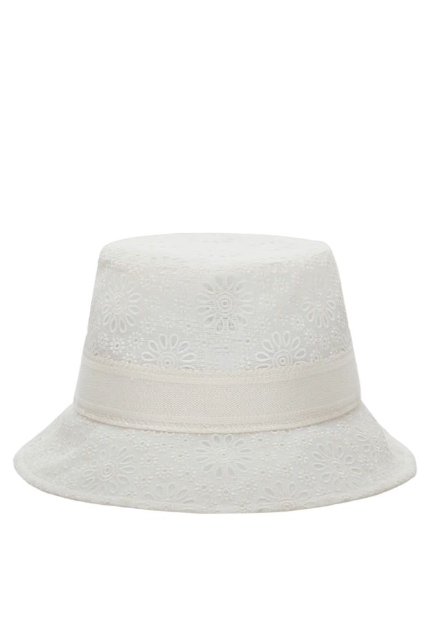Dior панама из полиэстера и хлопка белая женская 175268 - фото 3