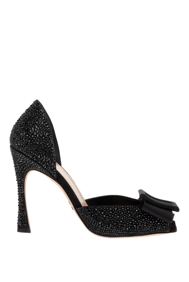 Dior woman black textile and leather shoes for women купить с ценами и фото 175274 - photo 1