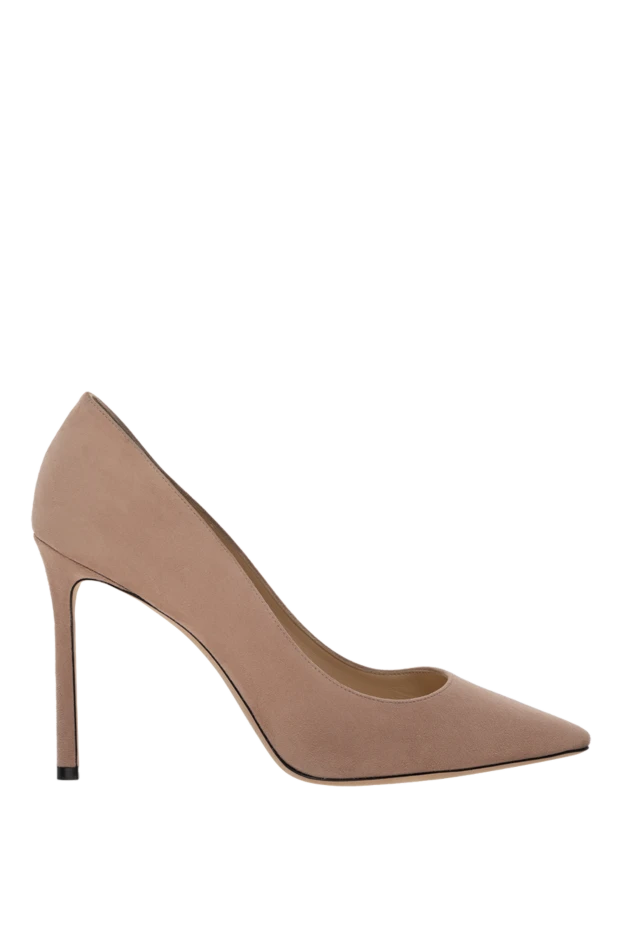 Jimmy Choo woman beige suede shoes for women купить с ценами и фото 175278 - photo 1