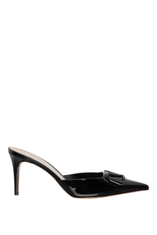 Valentino woman black leather mules for women купить с ценами и фото 175287 - photo 1