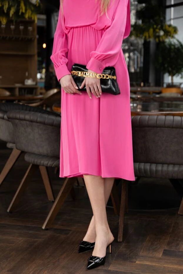 Valentino мюли кожаные черные лакированные женские 175287 - фото 2