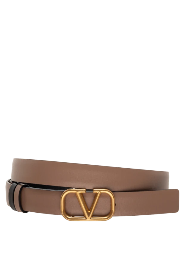 Valentino woman beige leather belt for women купить с ценами и фото 175290 - photo 1