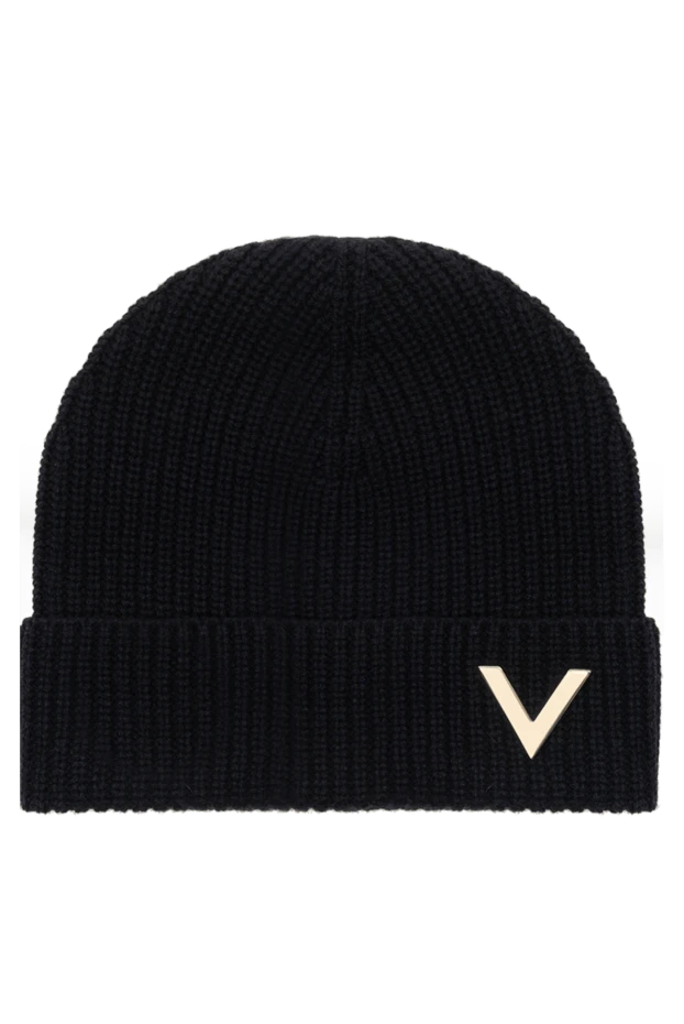 Valentino woman blue cashmere hat for women купить с ценами и фото 175298 - photo 1