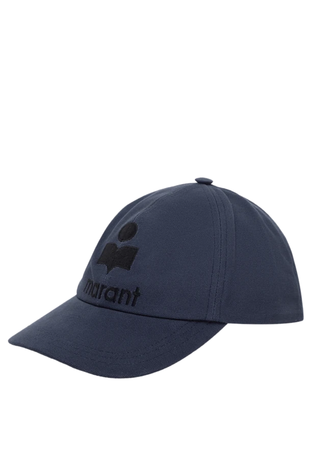 Isabel Marant кепка из хлопка синяя женская 175310 - фото 3
