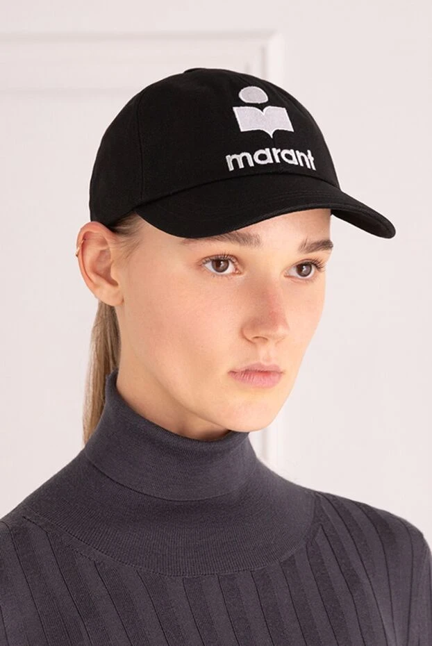 Isabel Marant woman black cotton cap for women купить с ценами и фото 175311 - photo 2