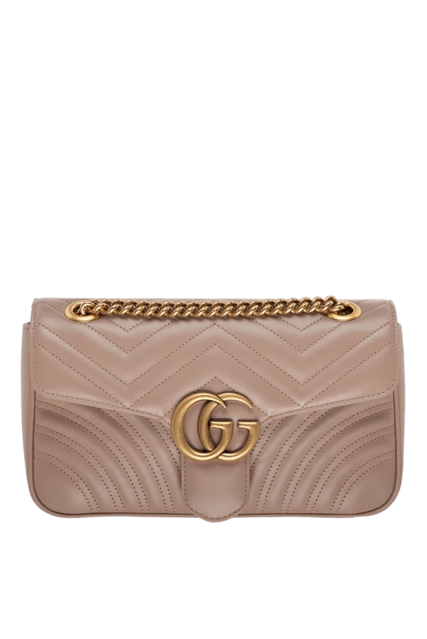 Gucci Әйелдер әйелдерге арналған бежевый былғары сөмке купить с ценами и фото 175332 - фото 1