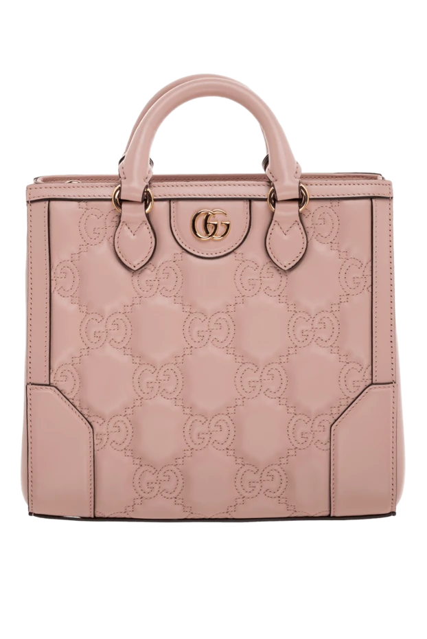 Gucci woman pink leather bag for women купить с ценами и фото 175334 - photo 1