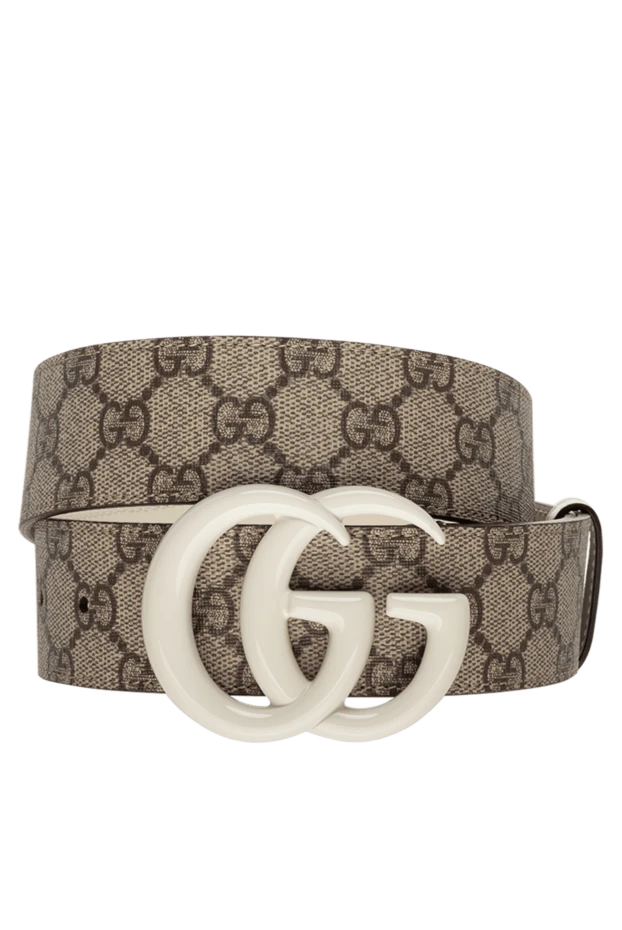 Gucci woman beige leather belt for women купить с ценами и фото 175350 - photo 1