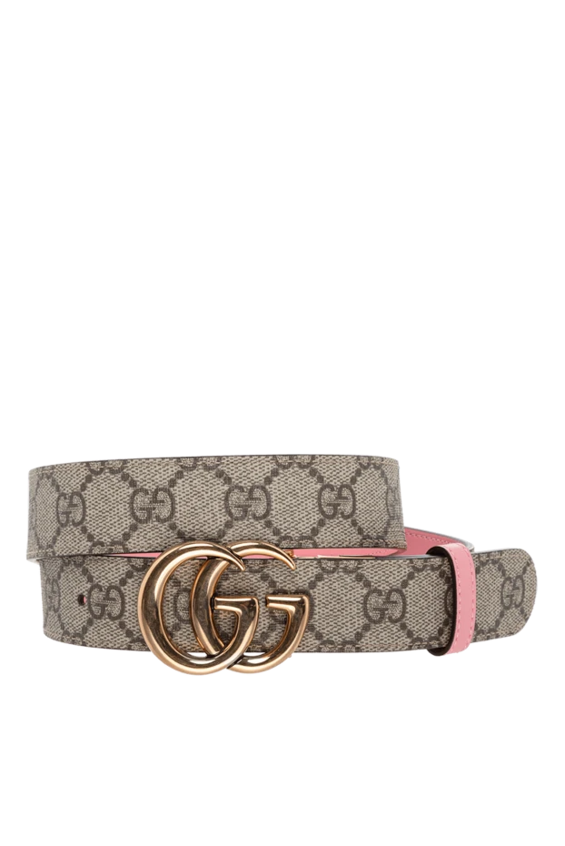 Gucci woman beige leather belt for women купить с ценами и фото 175354 - photo 1