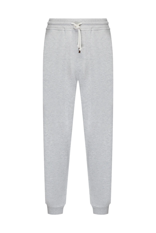 Ерлердің сұр түсті кашемир шалбары - фото 1