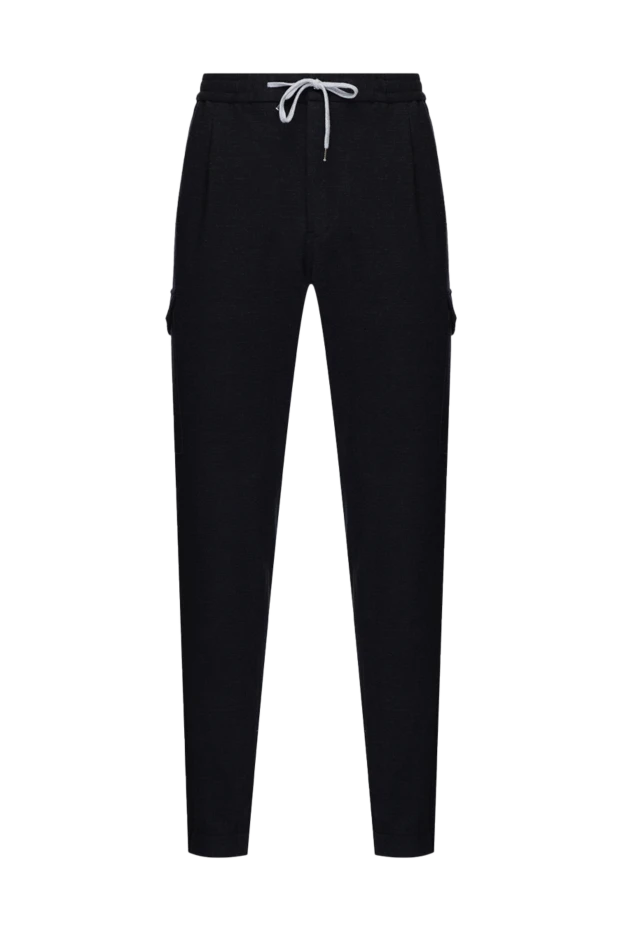 PT01 (Pantaloni Torino) man  men's blue trousers купить с ценами и фото 175480 - photo 1