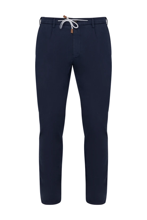 Eleventy man  men's blue trousers купить с ценами и фото 175496 - photo 1