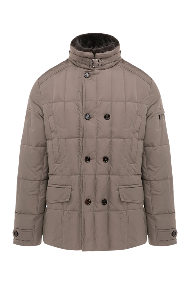 Moorer man beige polyester down jacket for men купить с ценами и фото 175523 - photo 1