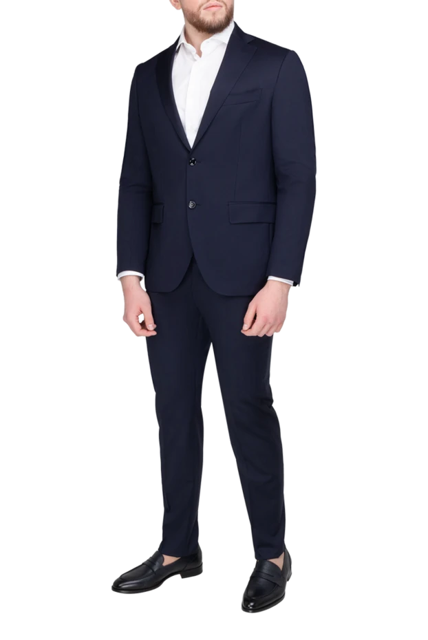 Sartoria Latorre man men's blue wool suit купить с ценами и фото 175548 - photo 2