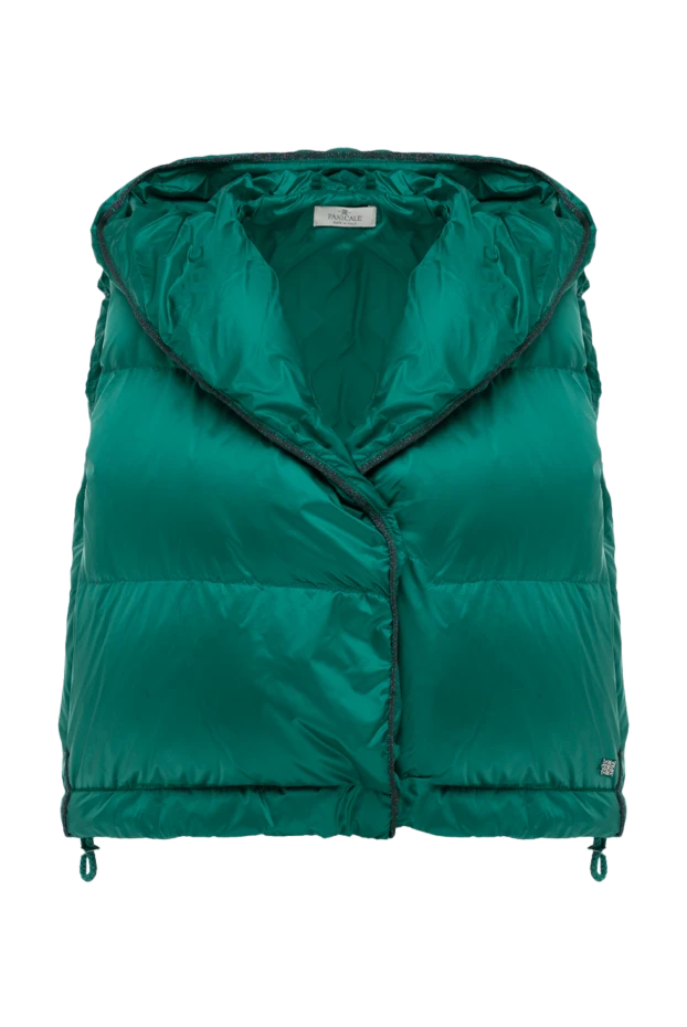 Panicale woman green polyester vest for women купить с ценами и фото 175565 - photo 1