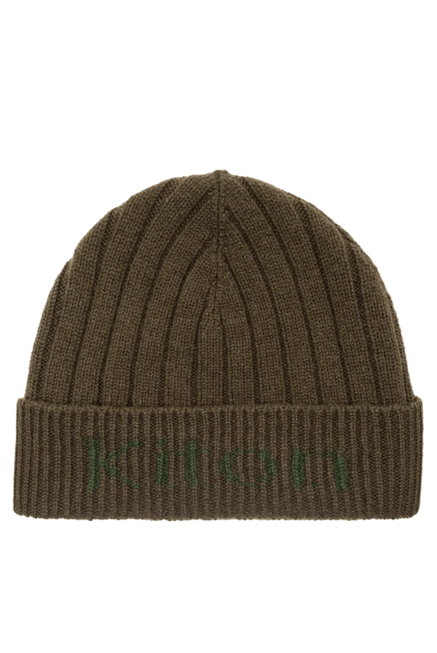 Kiton man green cashmere hat for men 175585 - photo 1