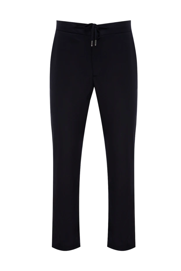 Cesare di Napoli man men's blue wool trousers купить с ценами и фото 175587 - photo 1