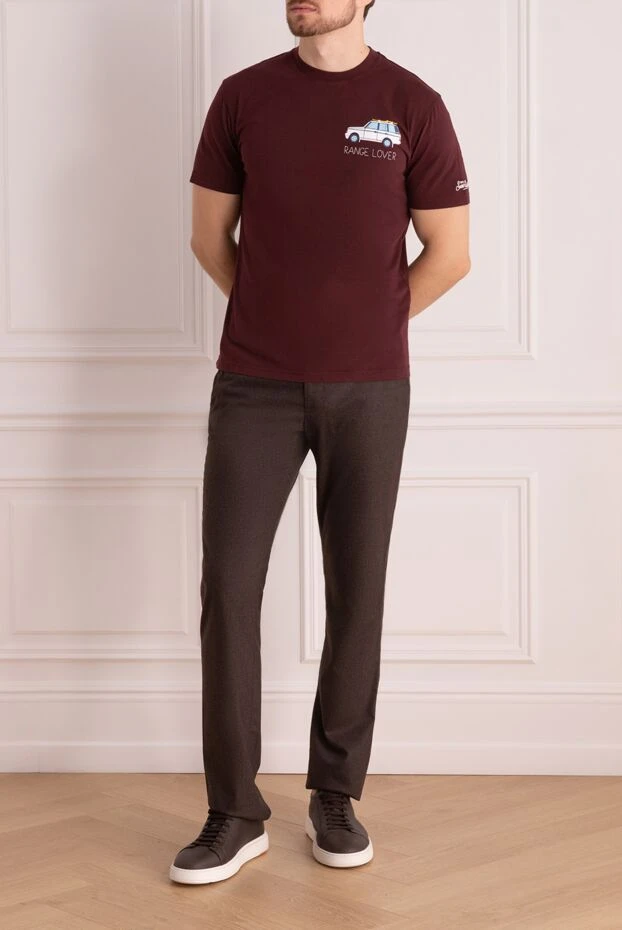 Cesare di Napoli man men's brown trousers купить с ценами и фото 175602 - photo 2