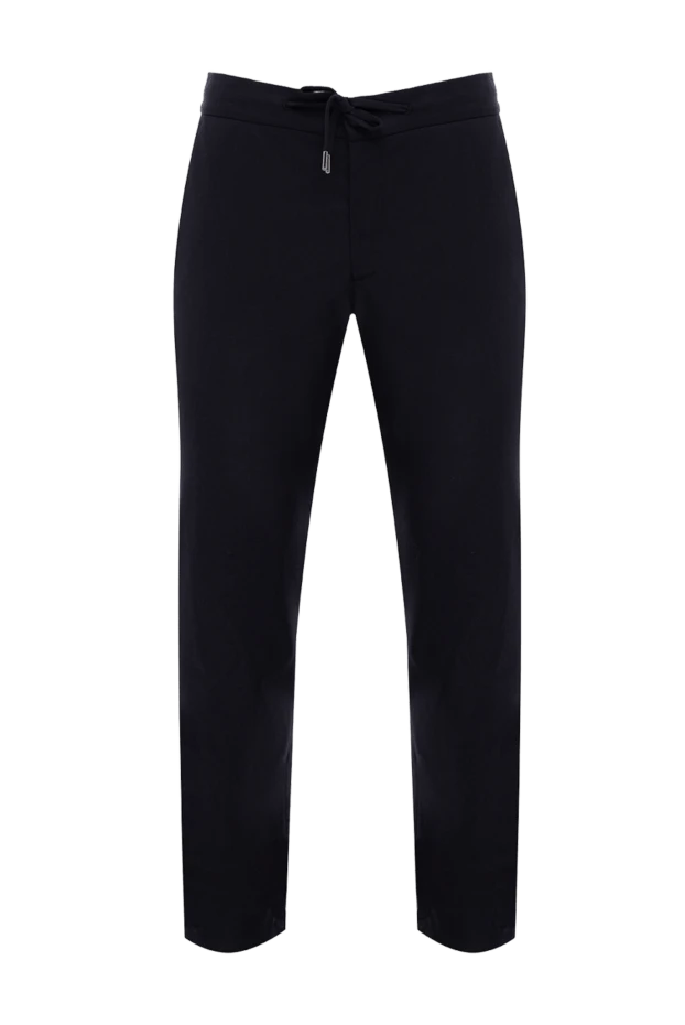 Cesare di Napoli man men's trousers blue купить с ценами и фото 175605 - photo 1