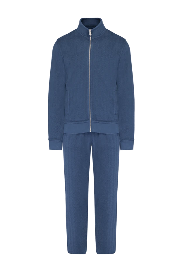 MC2 Saint Barth man men's blue walking suit made of cotton купить с ценами и фото 175613 - photo 1