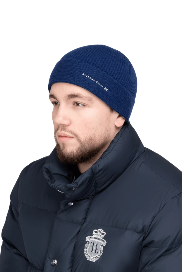 Stefano Ricci брендтік кестелі көк қырлы ерлерге арналған қалпақ
175639 - фото 2