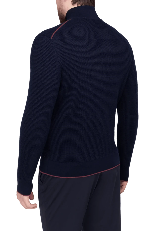 Stefano Ricci джемпер из кашемира и шелка мужской синий 175643 - photo 3