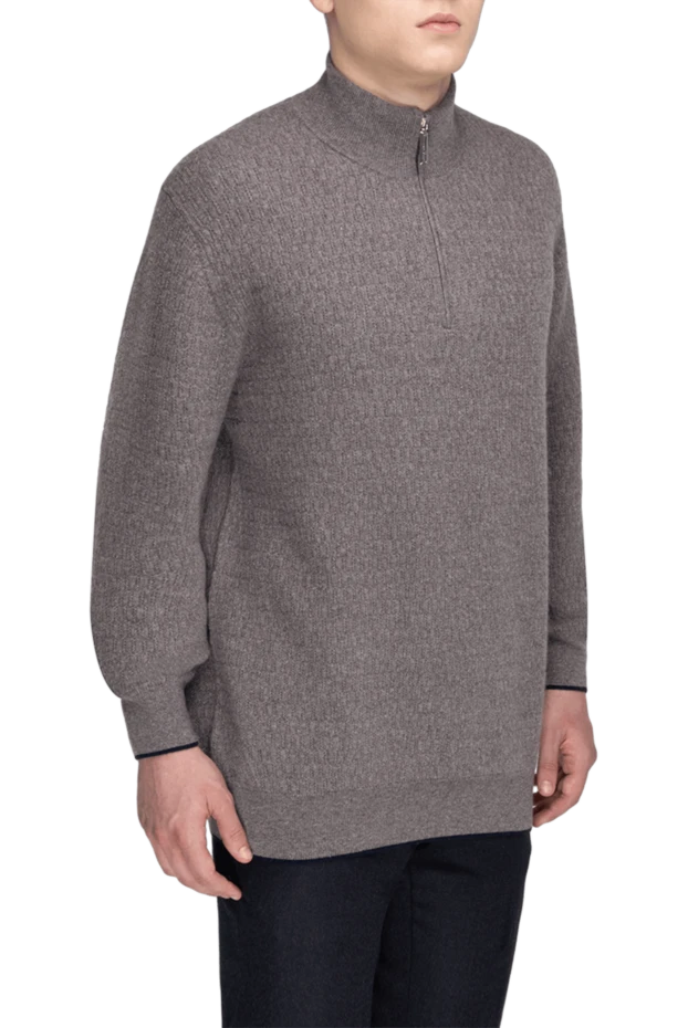 Stefano Ricci джемпер из кашемира мужской серый 175644 - photo 2