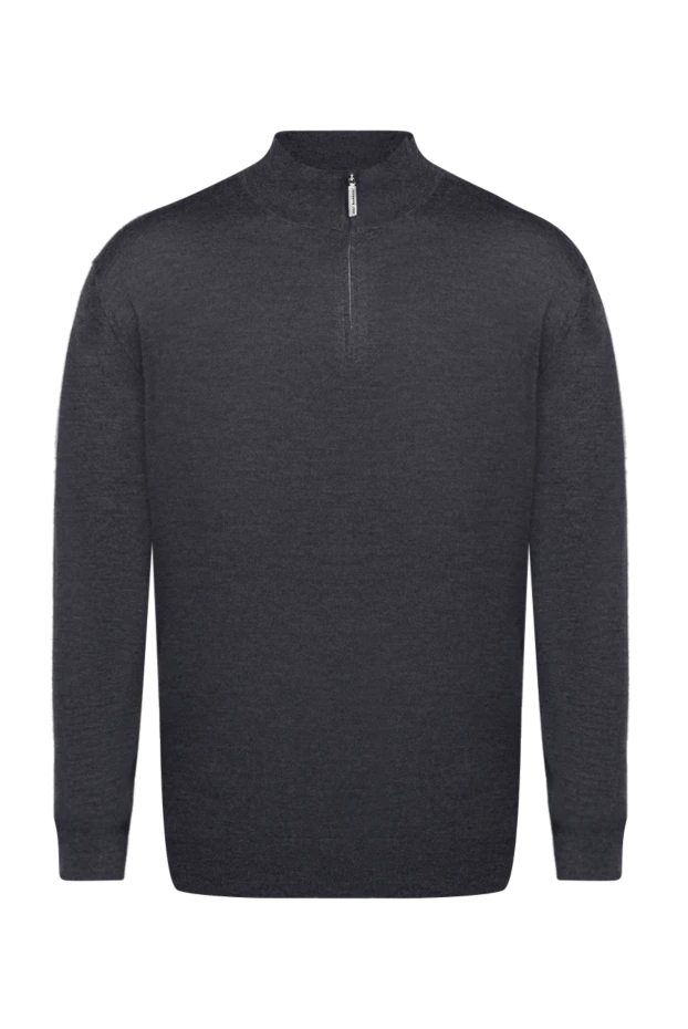 Stefano Ricci тройер из кашемира и шелка мужской серый 175664 - фото 1