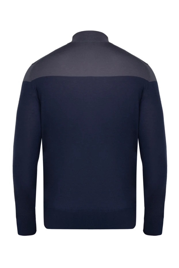 Тройер из кашемира мужской синий - фото 2