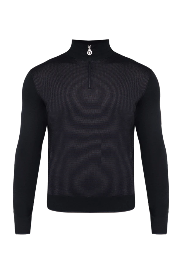 Stefano Ricci тройер из тонкого трикотажа с воротником-стойкой и лаконичным дизайном 175676 - фото 1