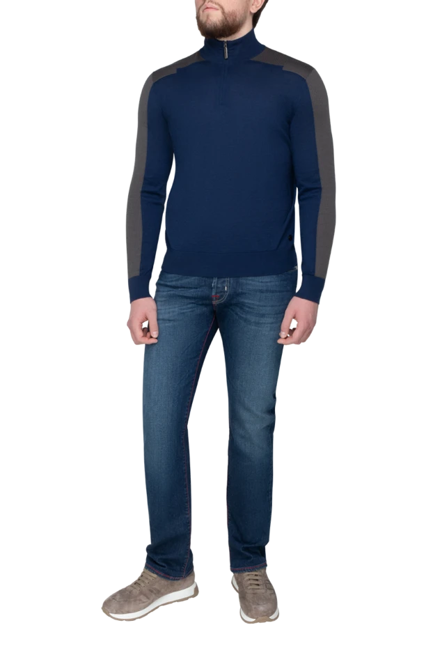 Stefano Ricci тройер из кашемира и шелка мужской коричневый 175682 - фото 2