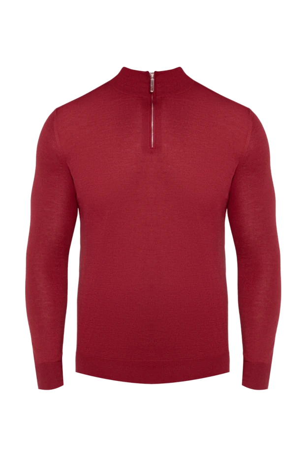 Stefano Ricci тройер из кашемира и шелка мужской гладкий красный на молнии 175685 - фото 1