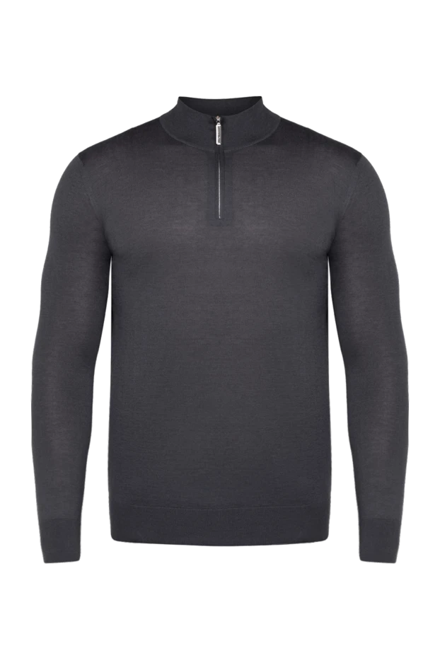 Stefano Ricci тройер из кашемира и шелка мужской серый 175693 - фото 1