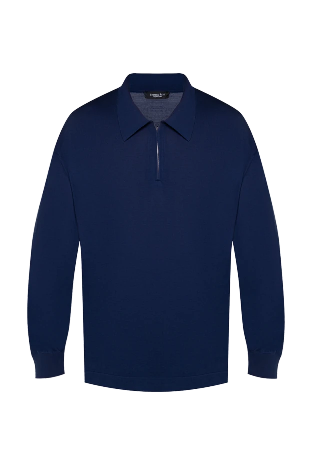 Stefano Ricci ұзын жеңді көк түсті ерлерге арналған жібек полосы 175726 - фото 1