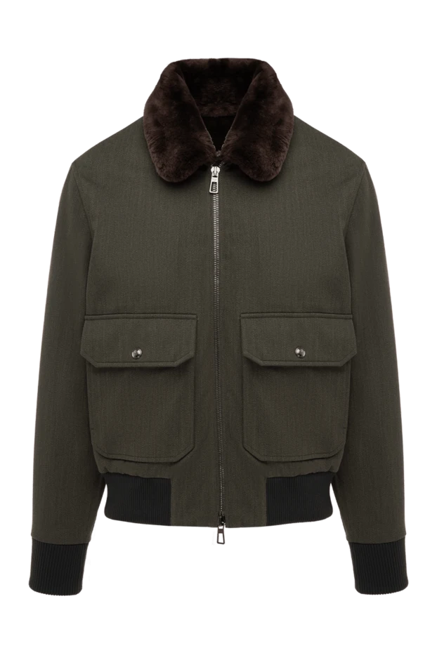 Loro Piana man green woolen jacket for men купить с ценами и фото 175752 - photo 1