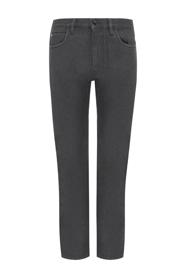 Loro Piana man men's gray cotton and polyurethane jeans купить с ценами и фото 175768 - photo 1