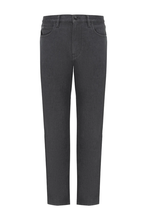 Loro Piana man men's gray cotton and polyurethane jeans купить с ценами и фото 175770 - photo 1