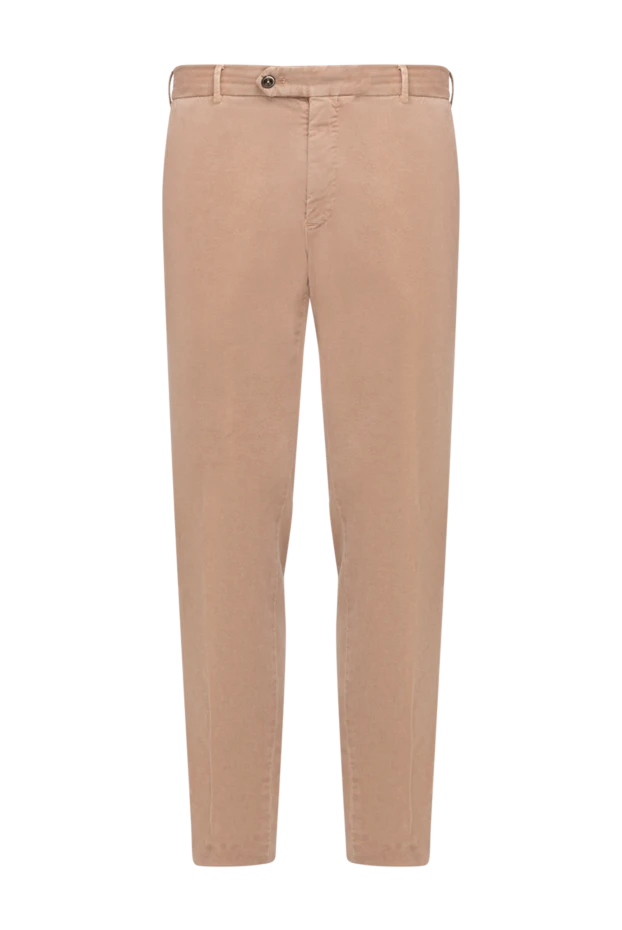 PT01 (Pantaloni Torino) man  men's beige trousers купить с ценами и фото 175782 - photo 1