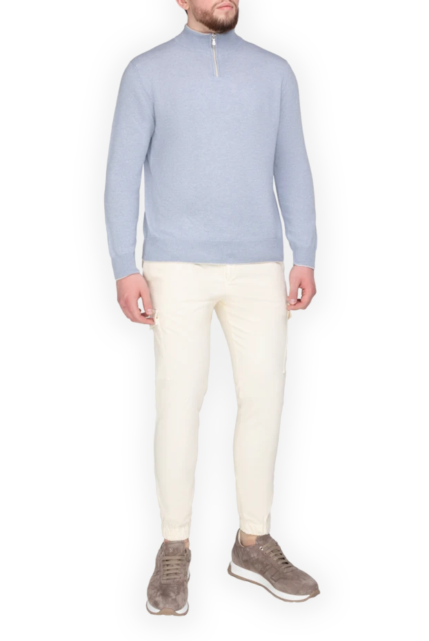 PT01 (Pantaloni Torino) man  men's beige trousers купить с ценами и фото 175796 - photo 2