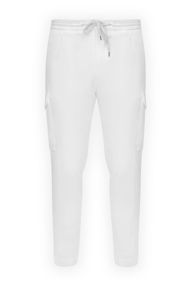 PT01 (Pantaloni Torino) man  men's white trousers купить с ценами и фото 175798 - photo 1